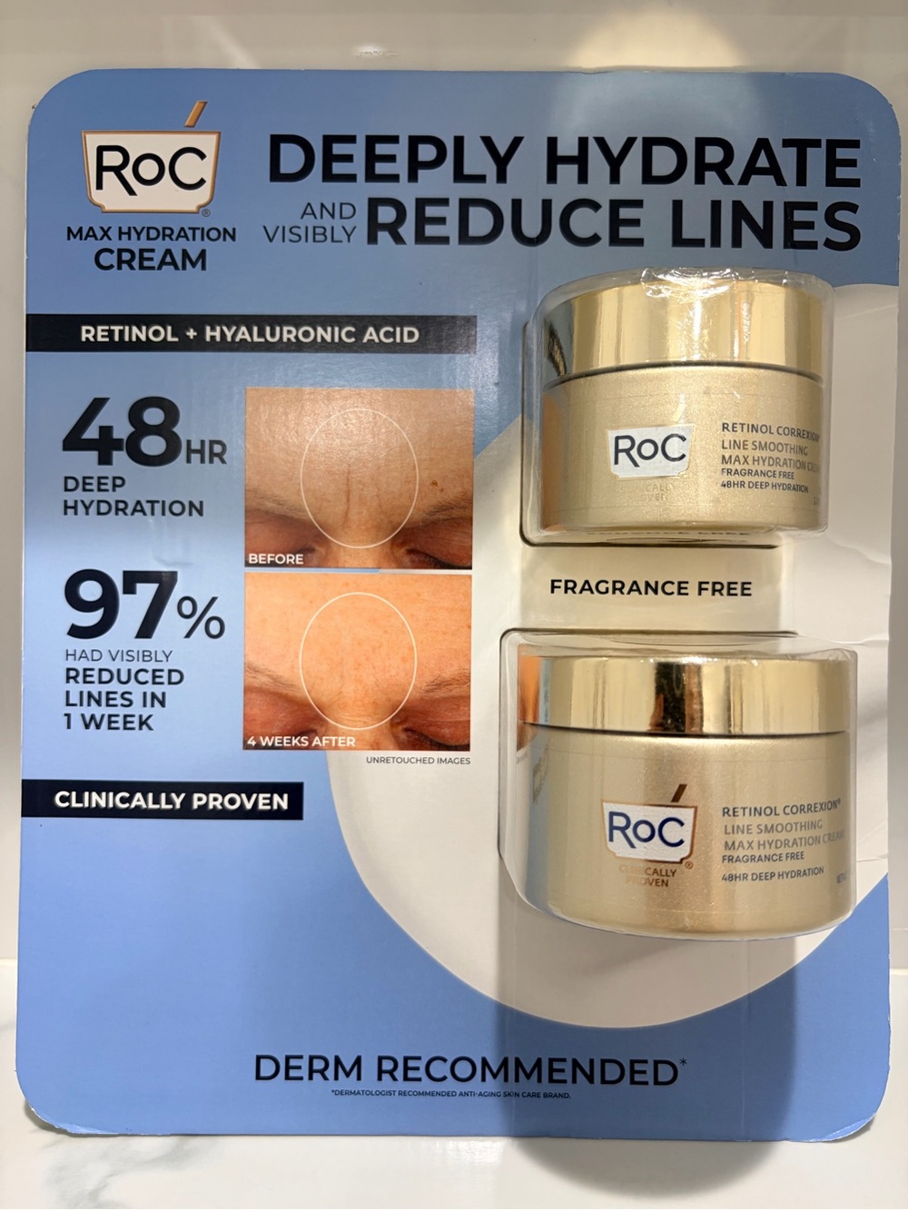 RoC Deep Hydration Retinol Moisturizer - Gold